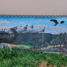 Chania mooie muurschildering