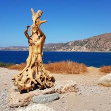 Verfijnd houtsnijwerk (Palaiochora)